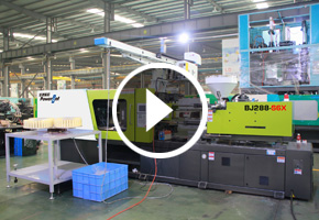 寶捷BJ288-S6X伺服節(jié)能注塑機(jī)一出32全自動(dòng)生產(chǎn)、包裝一次性餐具透明叉子